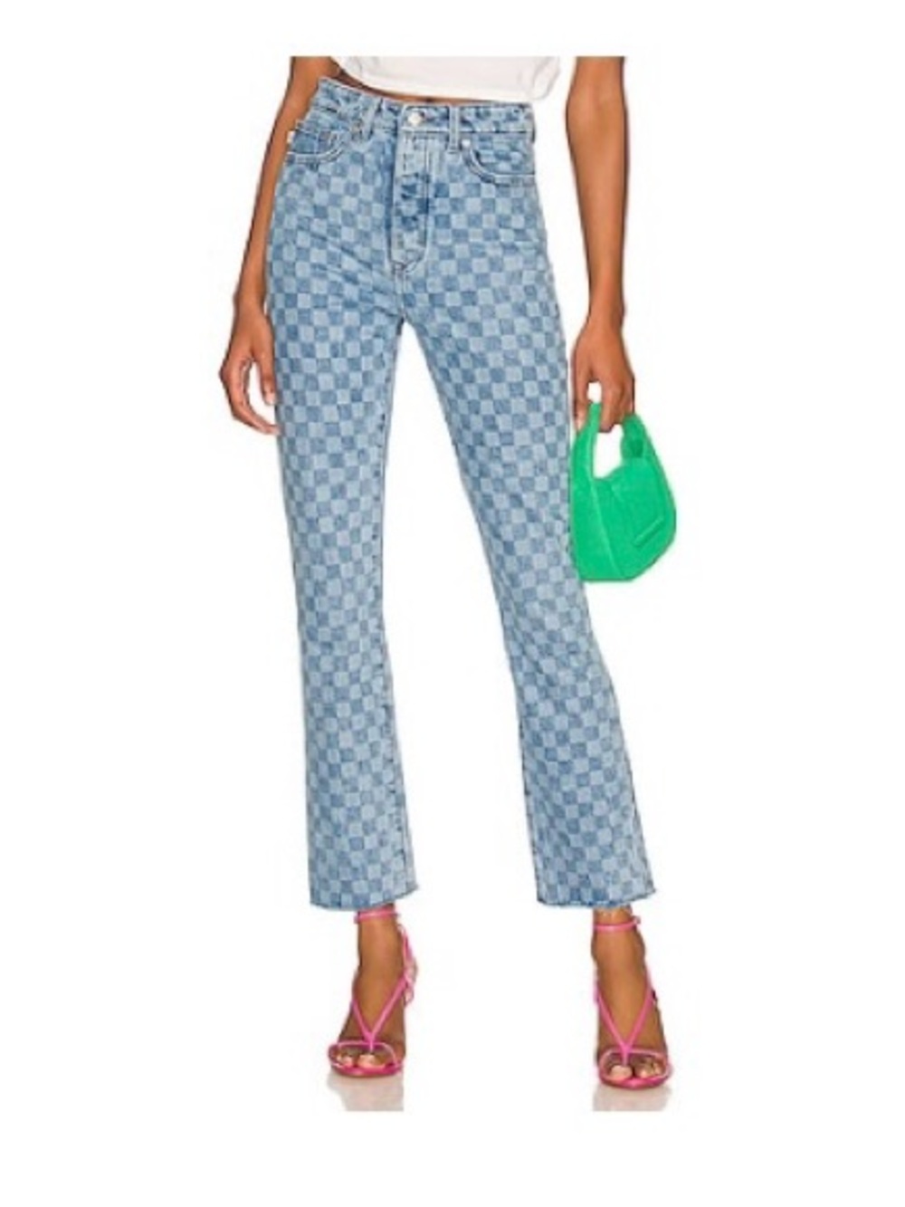 Lovers + Friends “Reece” High Rise Slim Straight Jeans in Harmon — Size 30